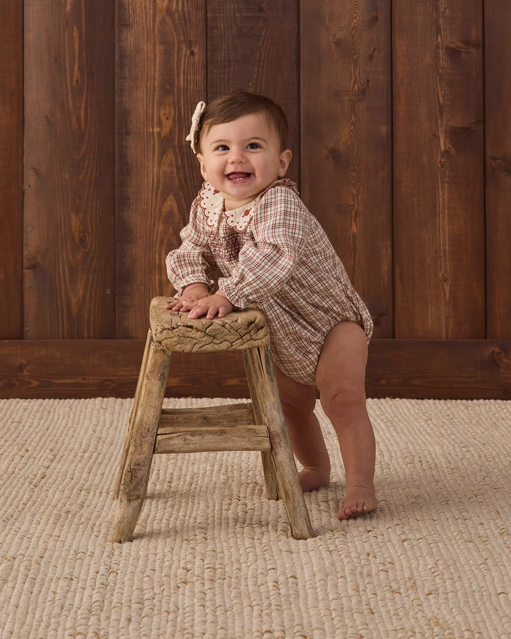 Callie Romper Christmas Plaid