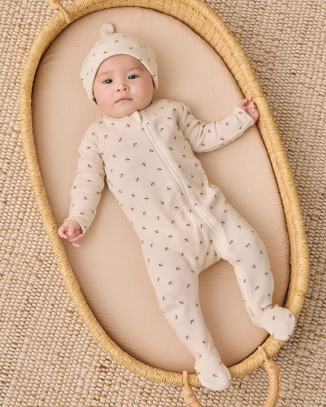 ORGANIC Waffle Sleep Set Fall Ditsy