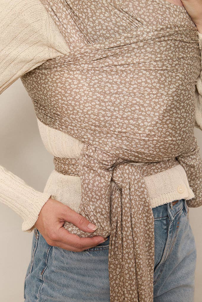 SOLLY BABY Cream Floral Wrap