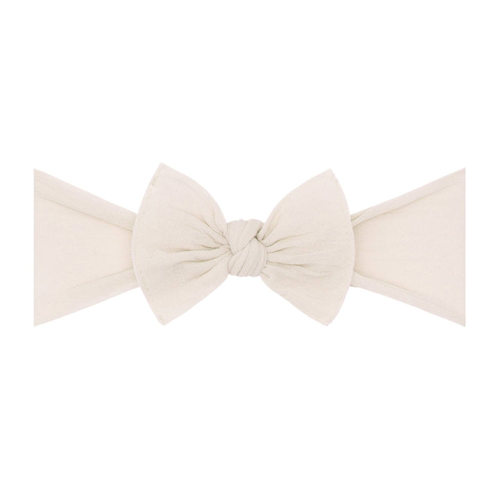 Itty Bitty Knot Nylon Bow Headband
