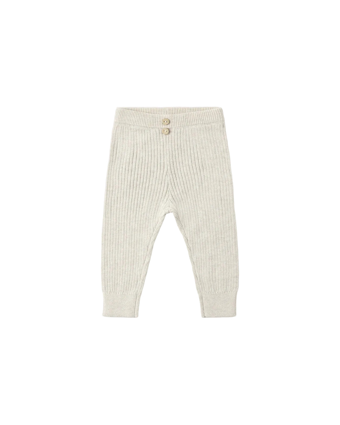 Rib Knit Legging Heathered Oatmeal
