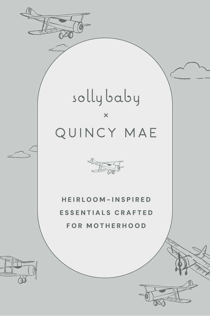 QUINCY MAE X SOLLY BABY Airplanes Wrap