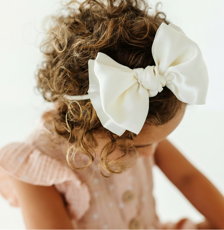 Satin FAB® Skinny Headband Bow • Choose Color