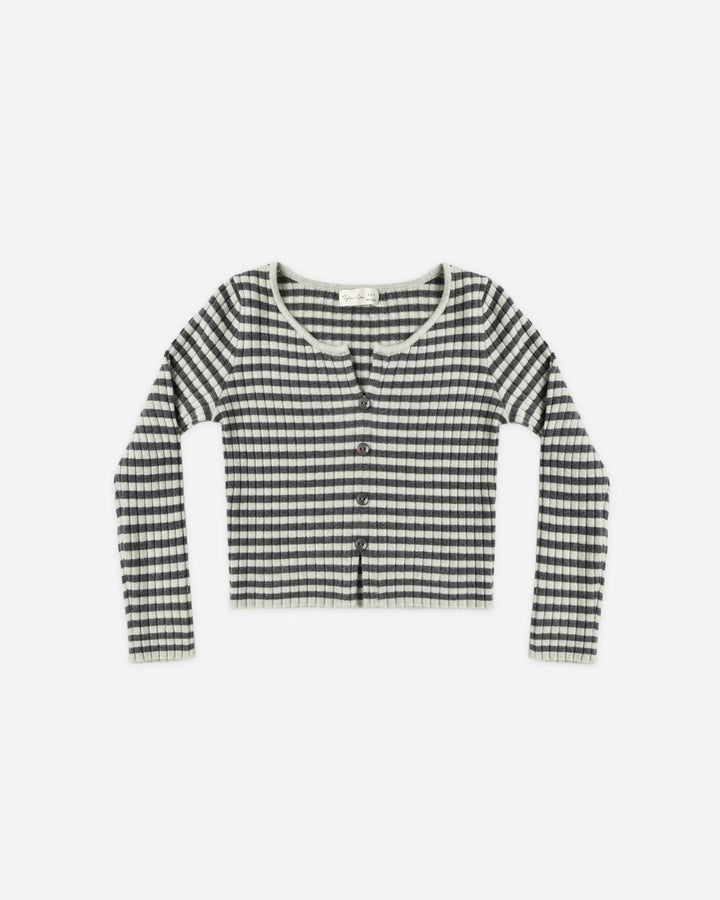 Long Sleeve Knit Tee Midnight Stripe