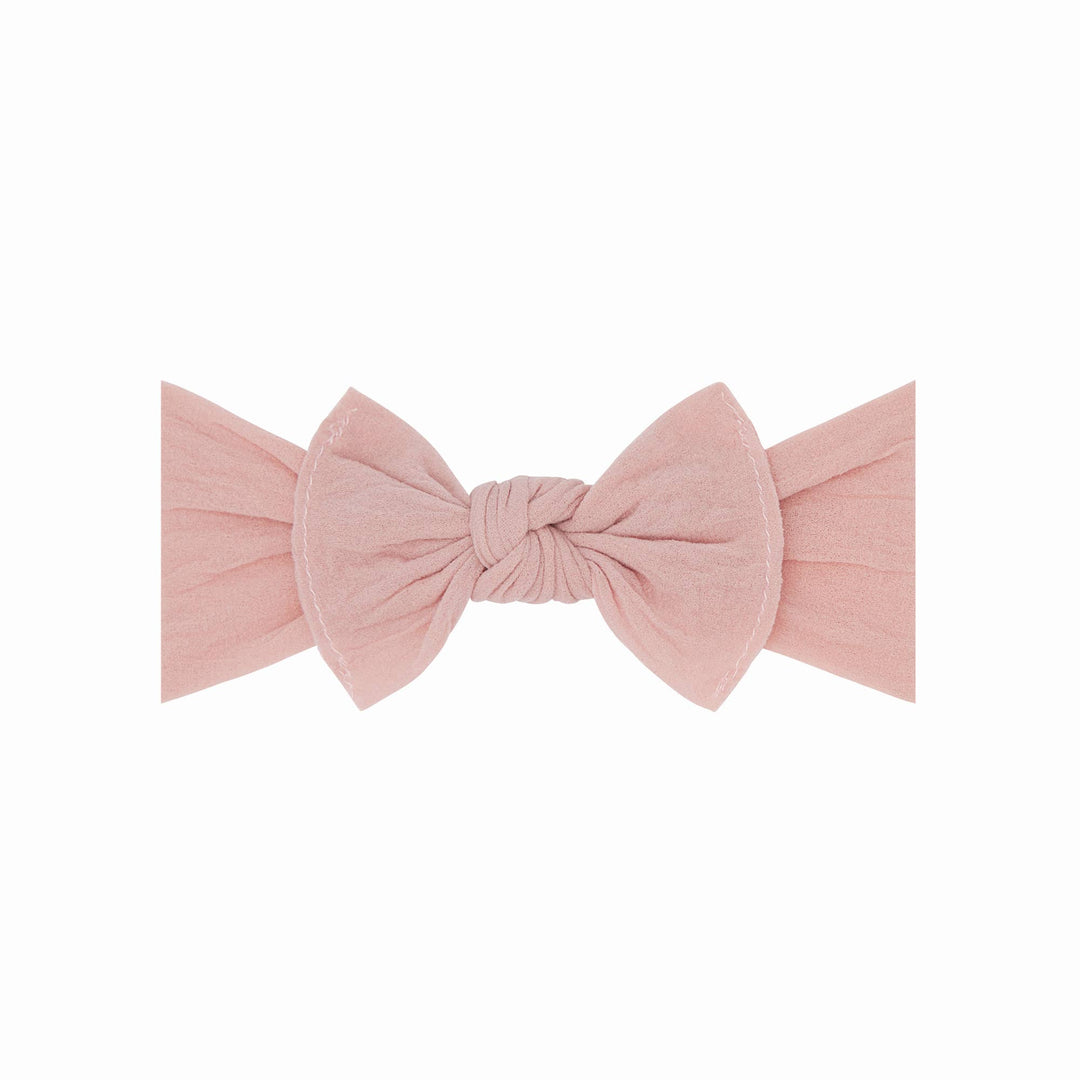 Itty Bitty Knot Nylon Bow Headband