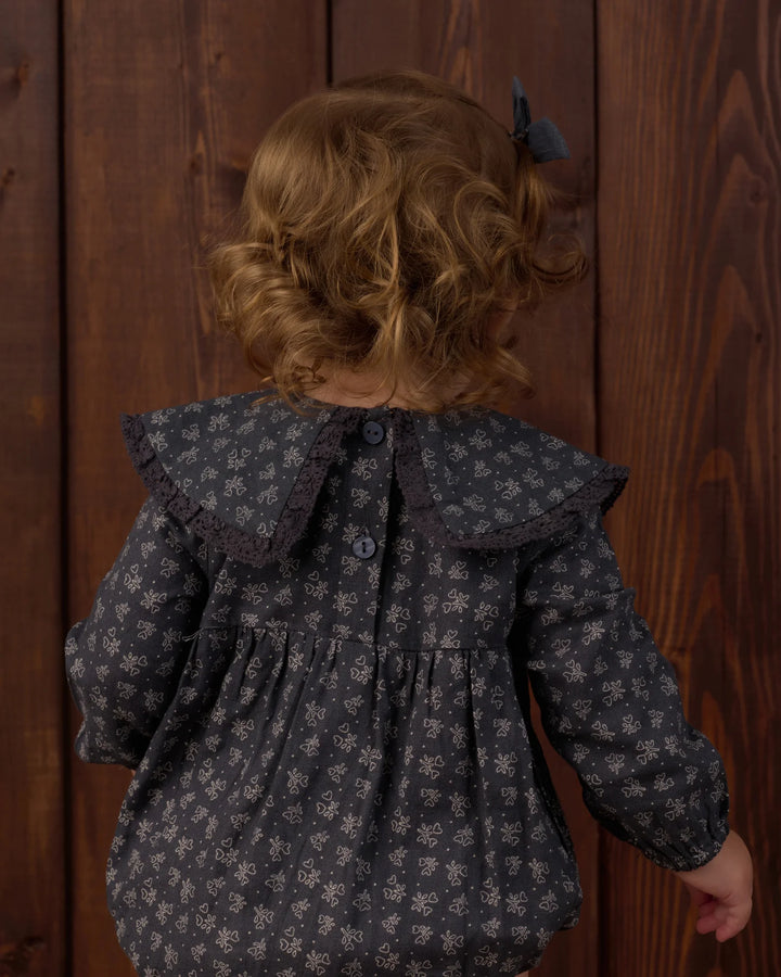Fern Romper Heart Ditsy
