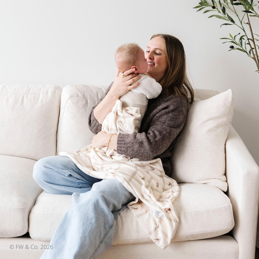 PETER RABBIT™ MINKY LUXE RECEIVING BLANKET