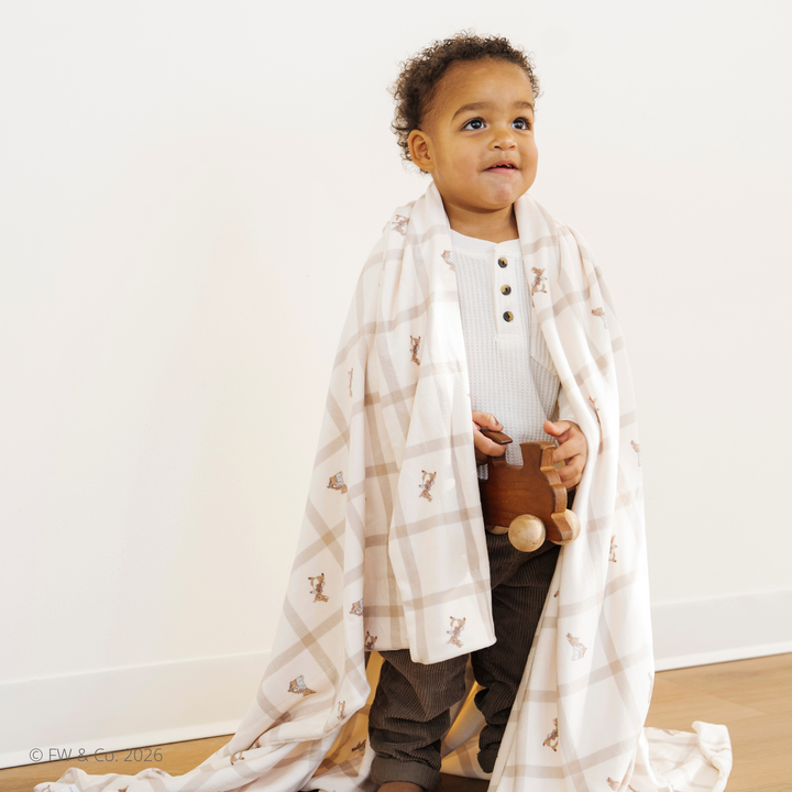 PETER RABBIT™ MINKY LUXE RECEIVING BLANKET