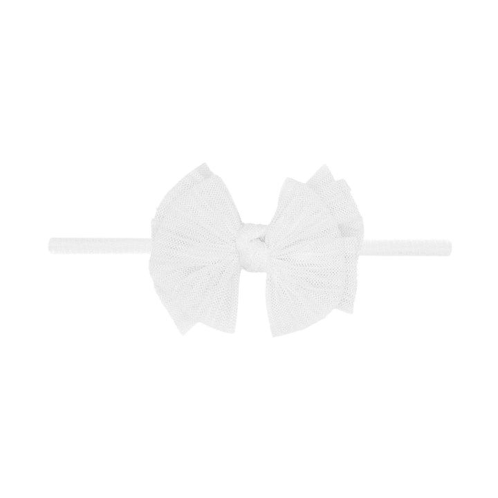 Tulle Baby FAB® skinny headband bow • Choose Color