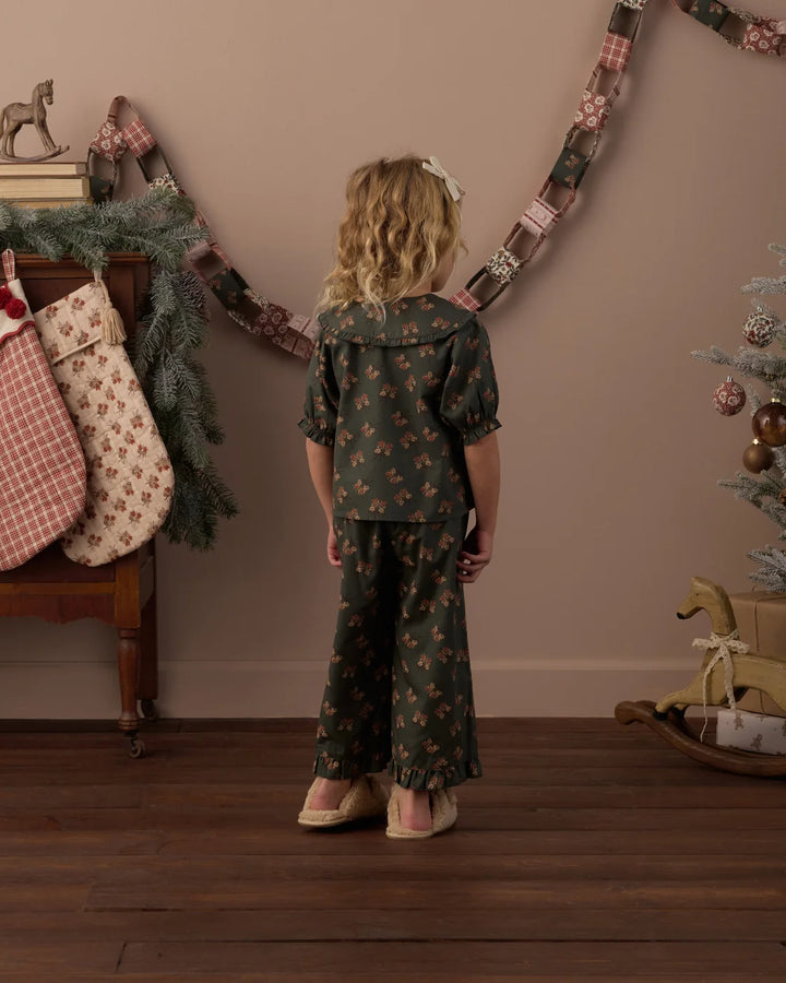 Ruffle Pajamas Evergreen Bouquet