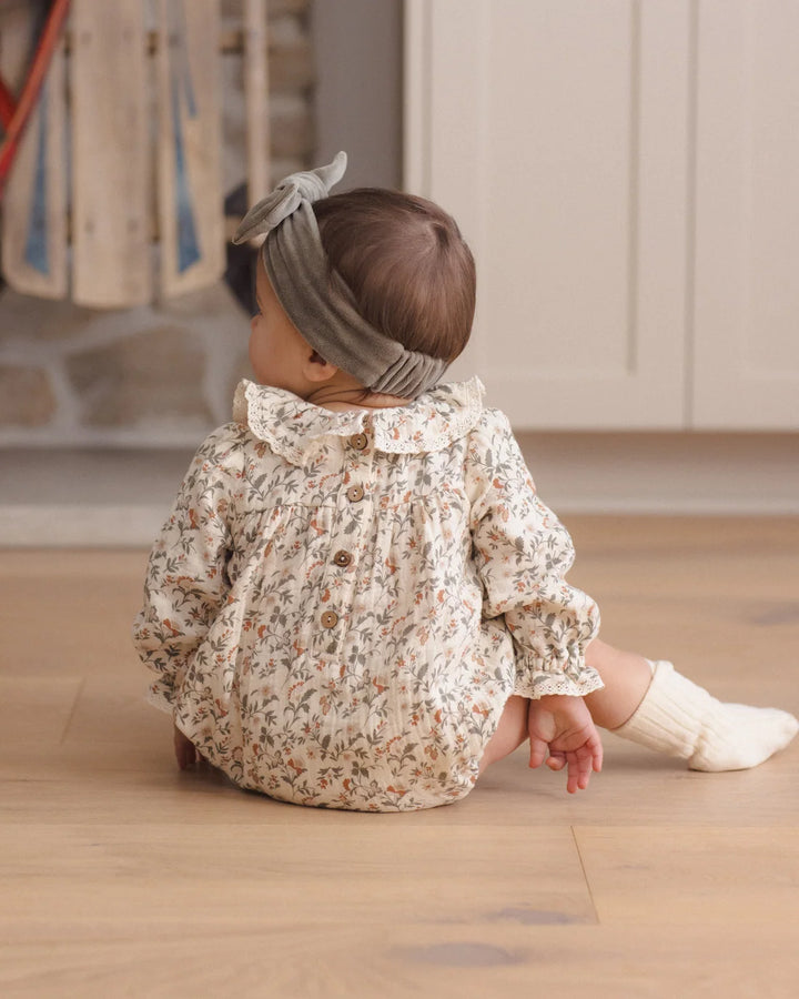 Callie Romper Holiday Floral