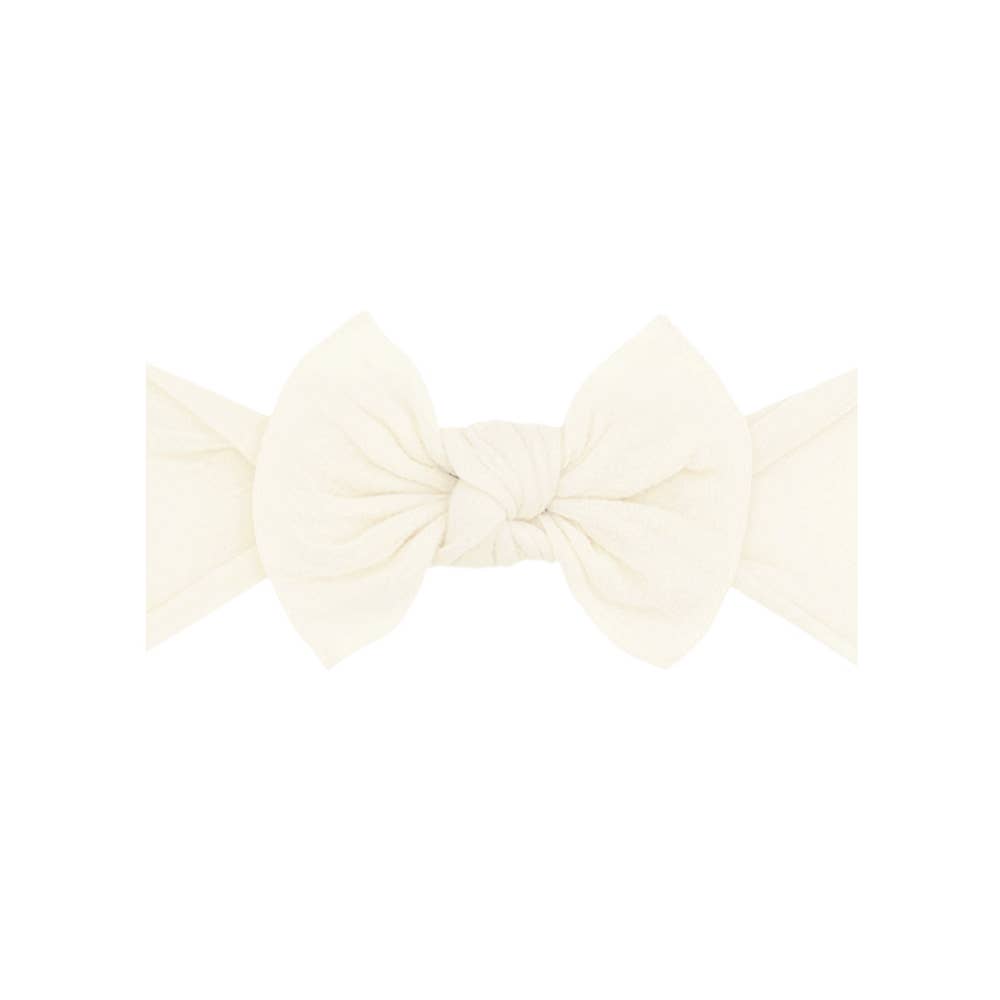 Itty Bitty Knot Nylon Bow Headband