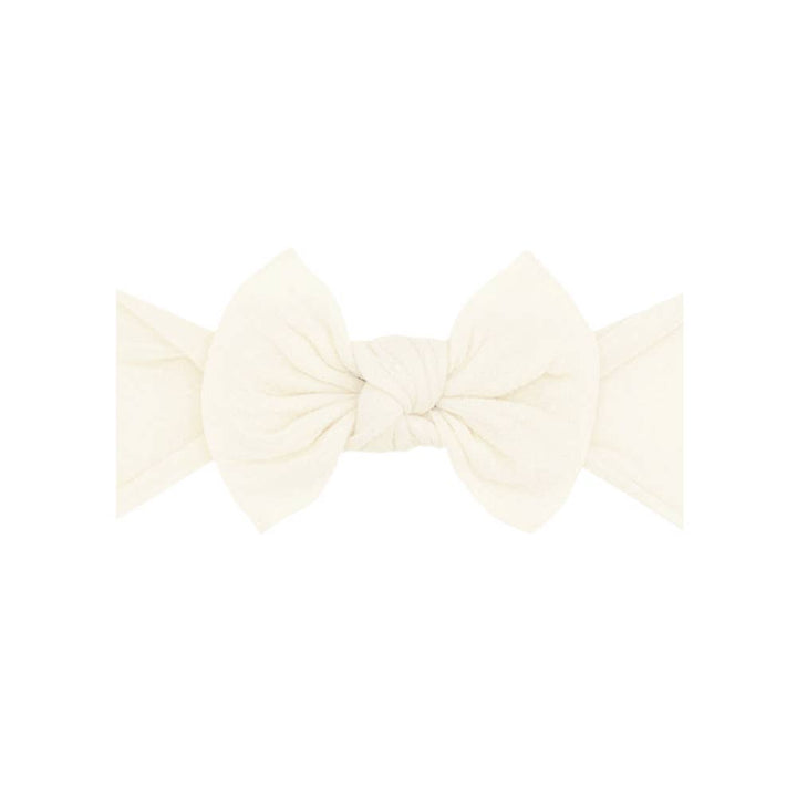 Itty Bitty Knot Nylon Bow Headband