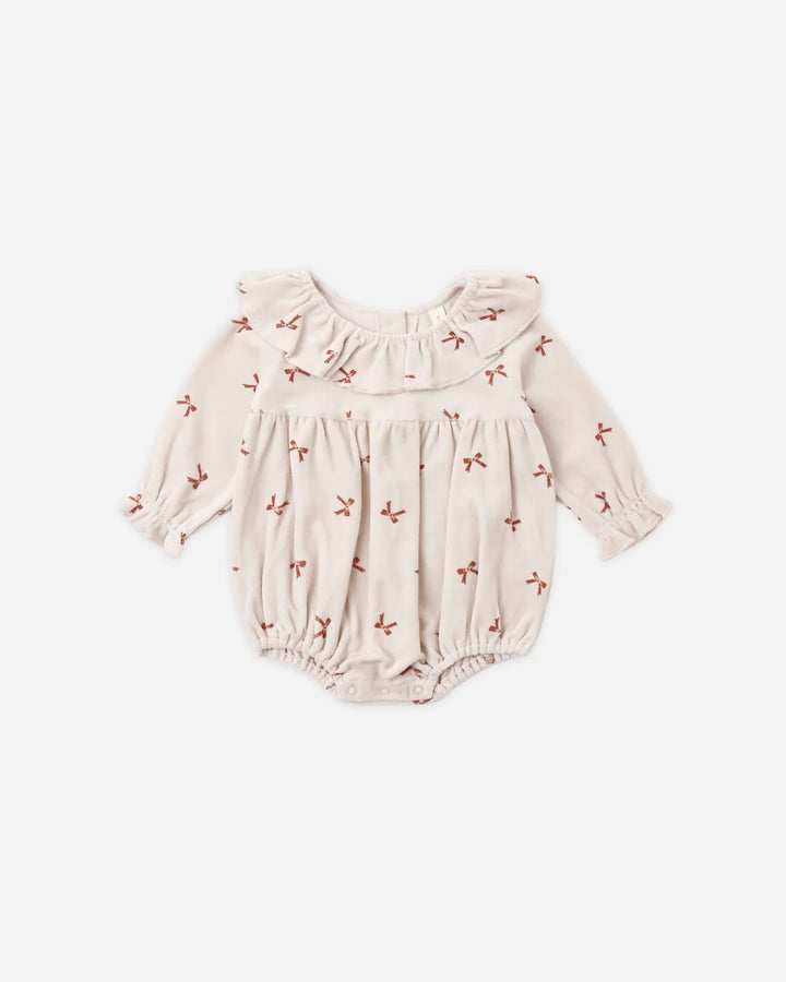 Wendy Romper Red Bows