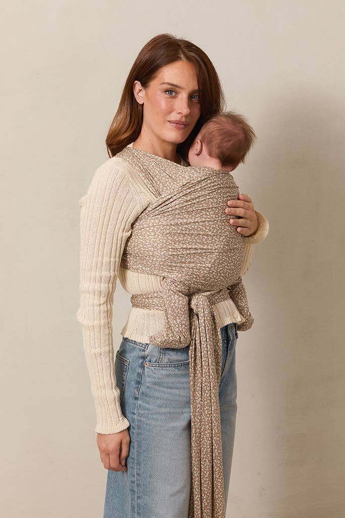 SOLLY BABY Cream Floral Wrap