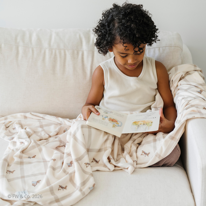 PETER RABBIT™ MINKY LUXE RECEIVING BLANKET