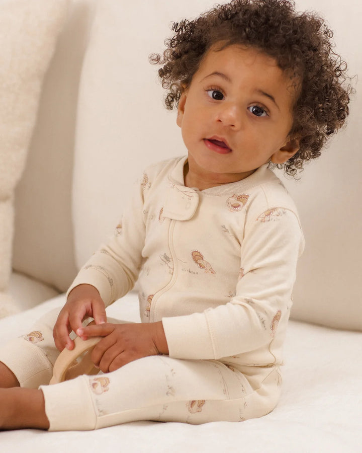 ORGANIC Zip Long Sleeve Sleeper Turkey