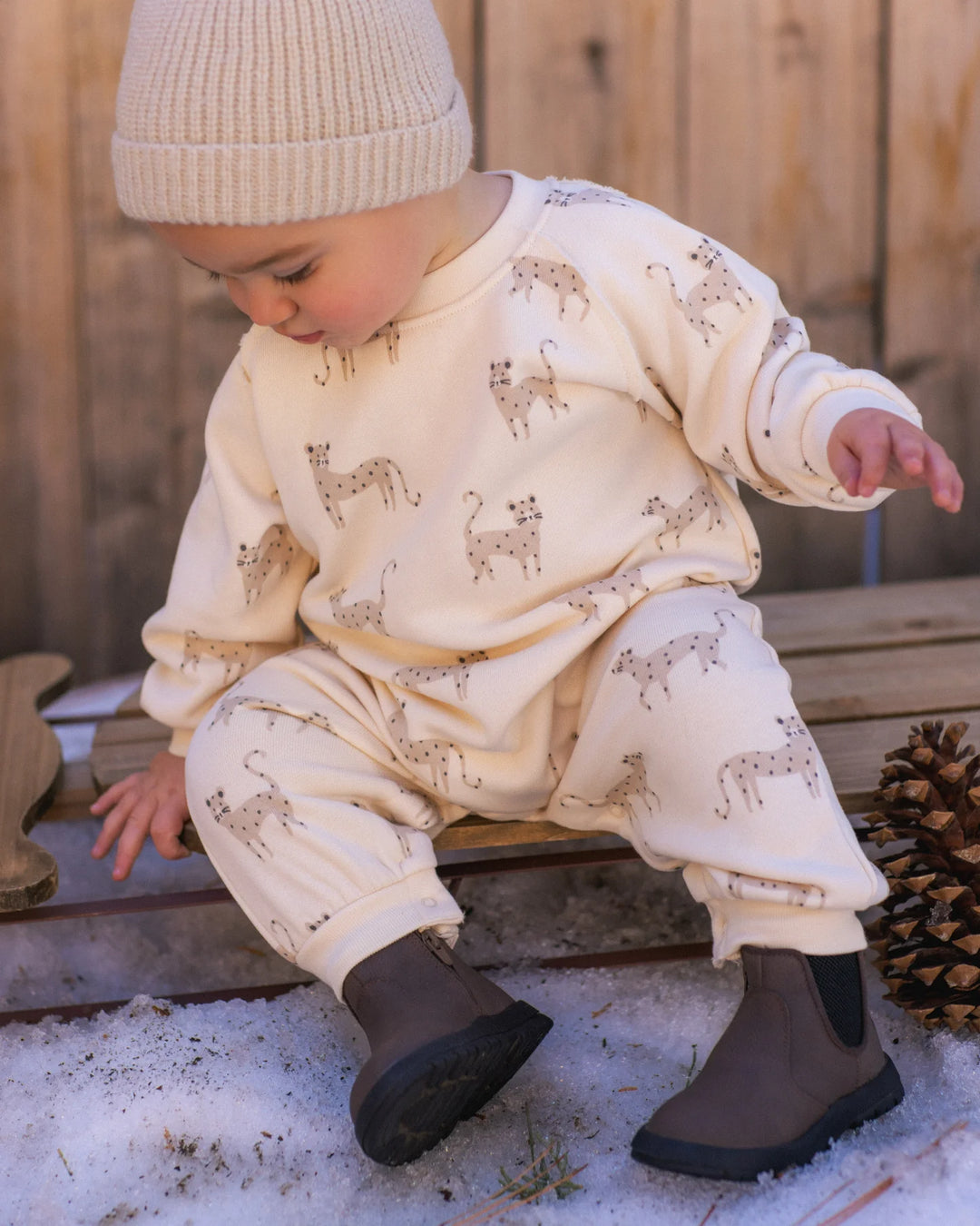 Raglan Jumpsuit Leopards