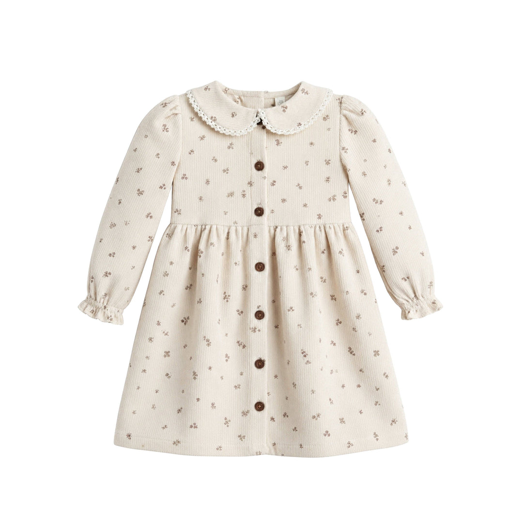 Ginny Peter Pan Collar Dress Tilda Floral Ivory
