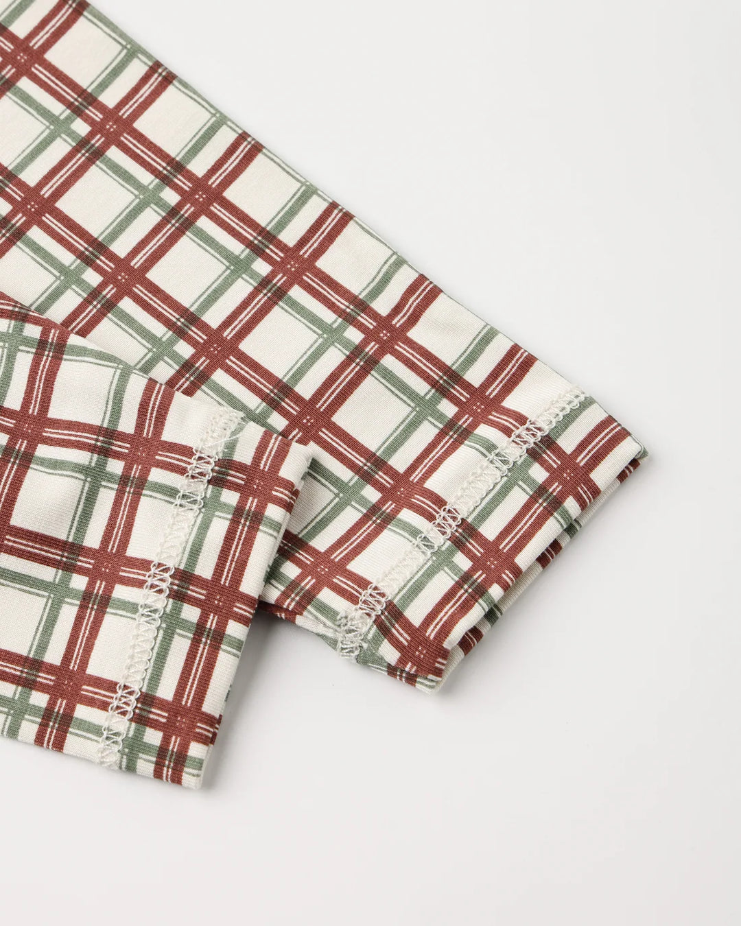 Bamboo Pajama Set Redwood Check