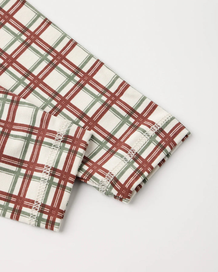 Bamboo Pajama Set Redwood Check