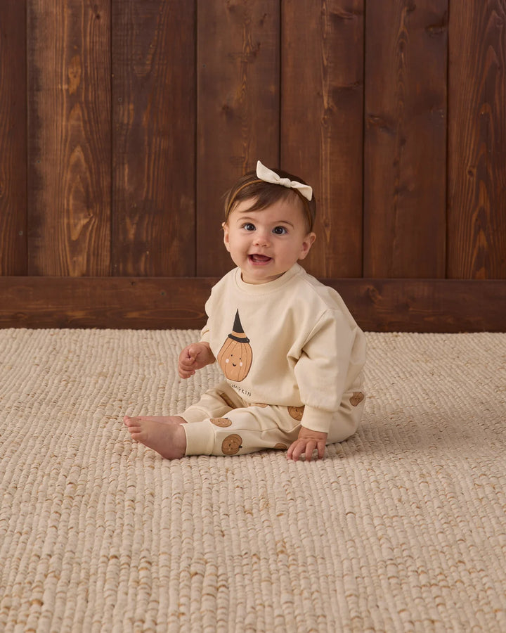ORGANIC Relaxed Fleece Sweatpant Pumpkins