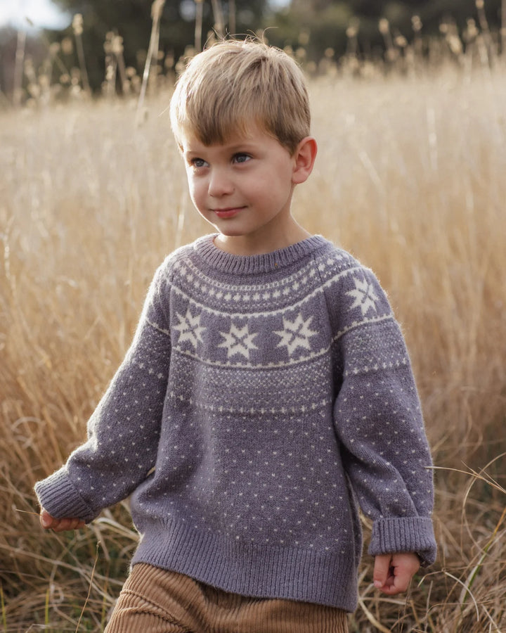 Fair Isle Sweater Slate