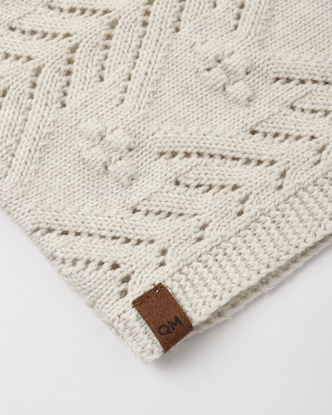 ORGANIC Knit Bonnet Heathered Oatmeal