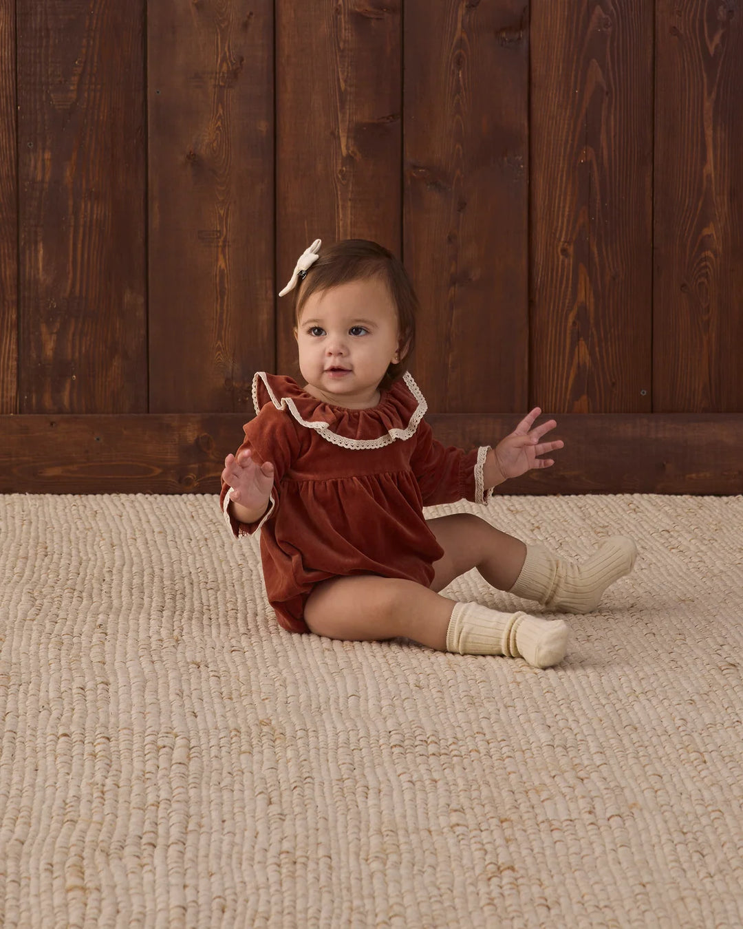Socks Set Natural, Redwood