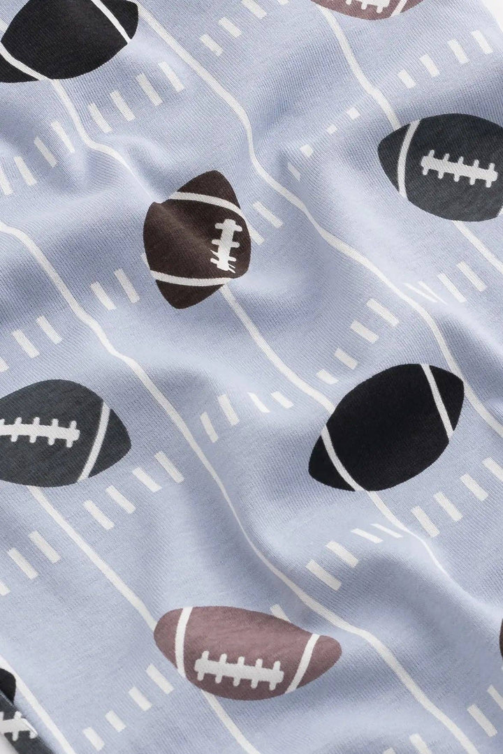 Organic 2pc Pajama Set • Football Fun