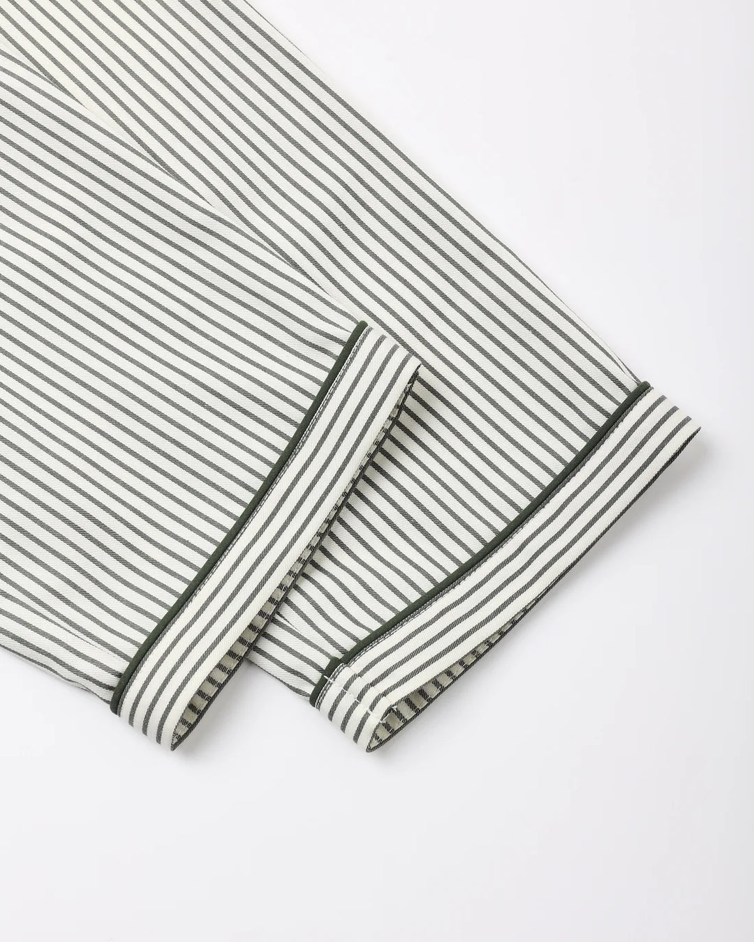 Long Sleeve Pajamas Evergreen Stripe