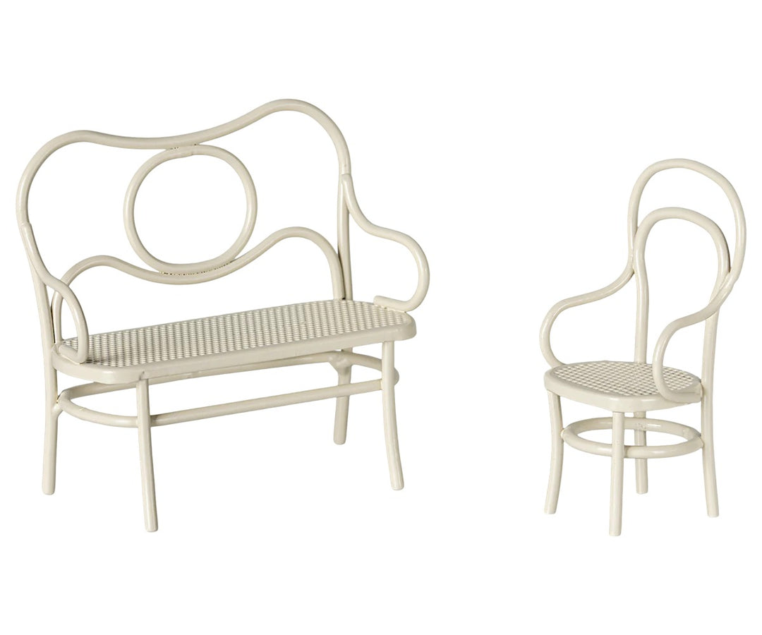 MAILEG Small Mouse Café Set - Off White