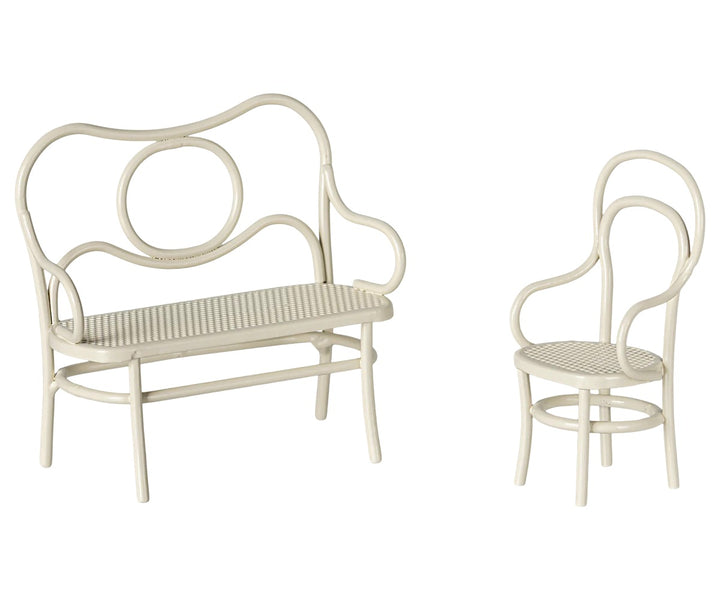 MAILEG Small Mouse Café Set - Off White