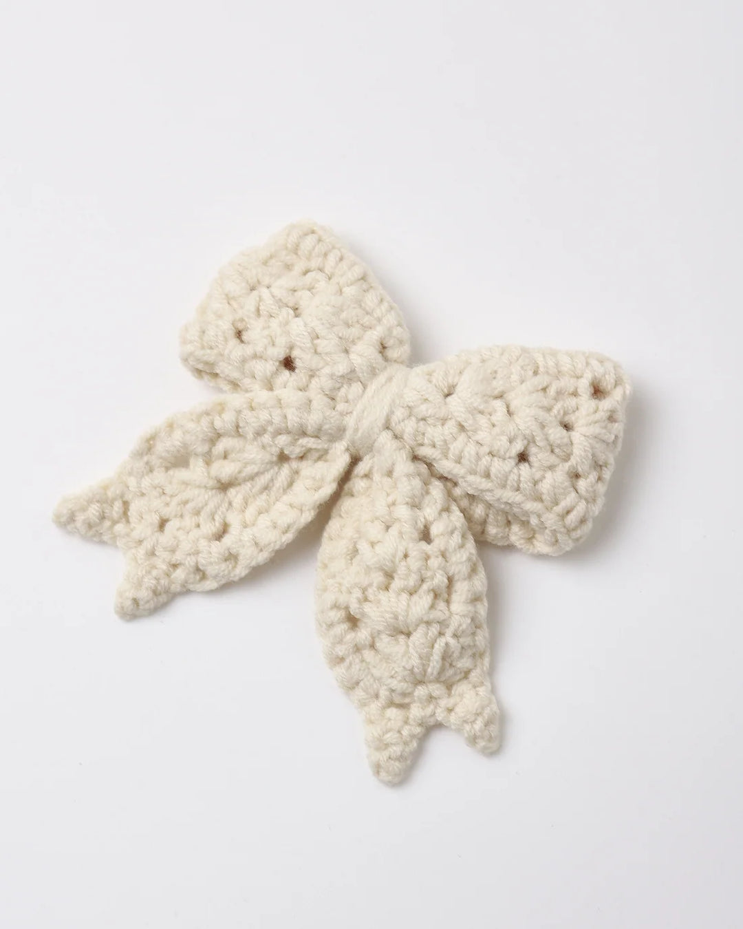 Crochet Bow Natural