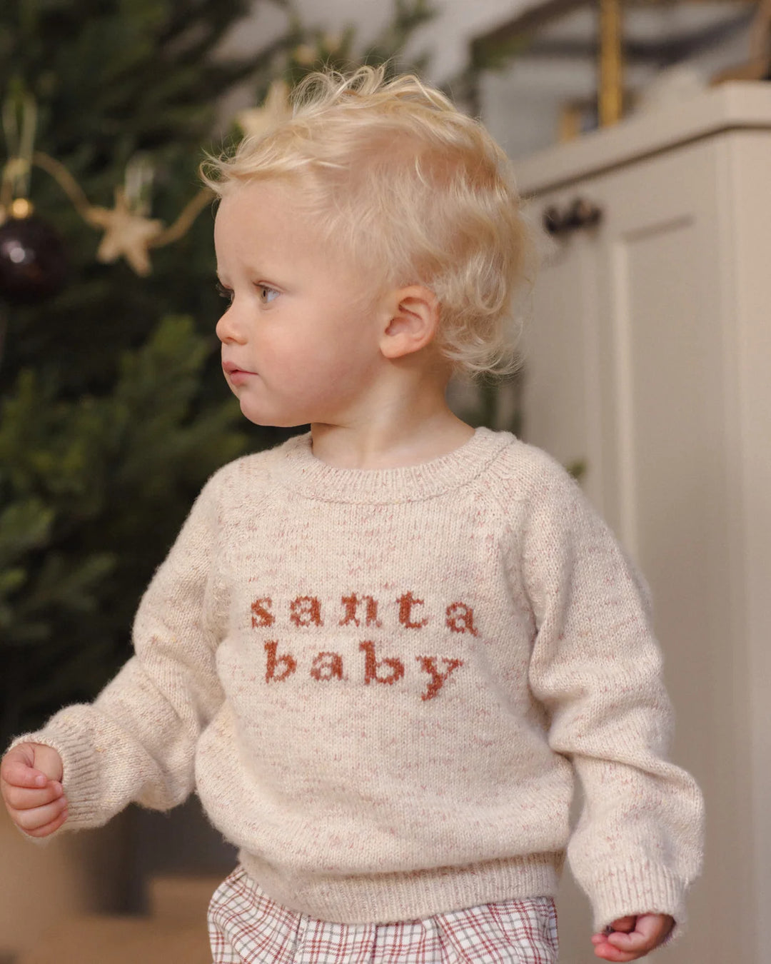 Knit Sweater Santa Baby