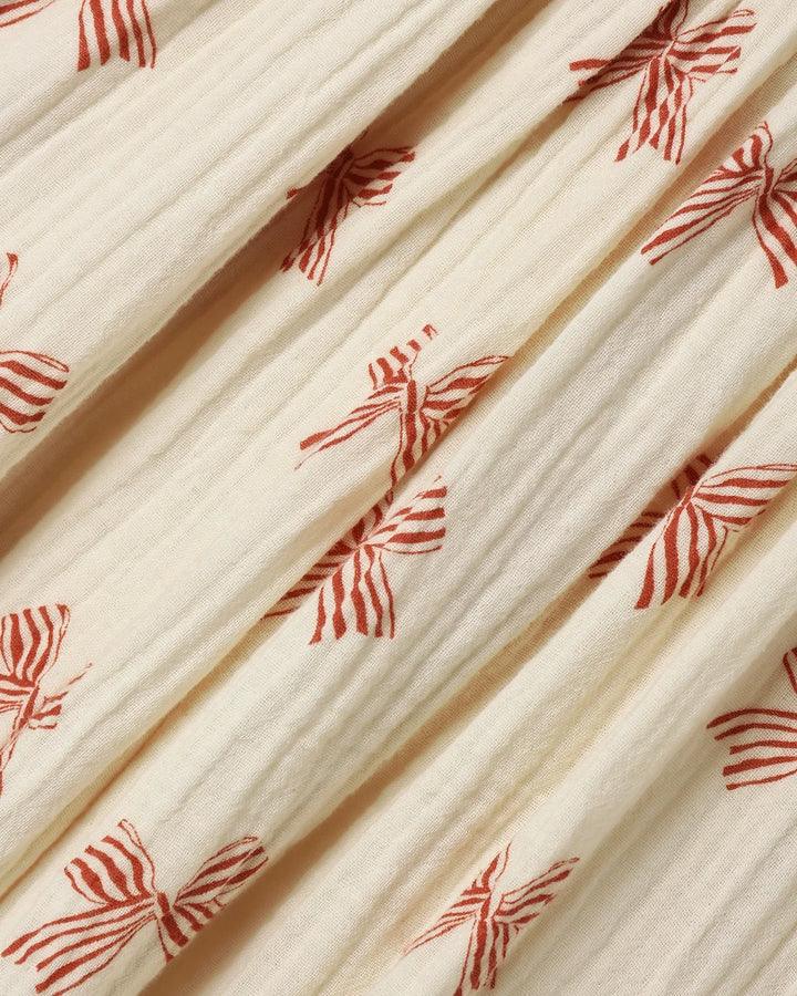 Sabrina Mini Dress Peppermint Bows