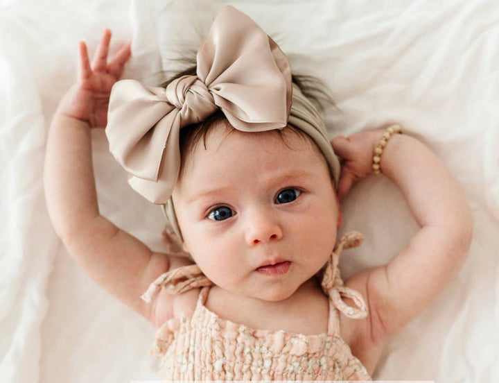 Satin FAB® Soft Big Bow Headband • Choose Color