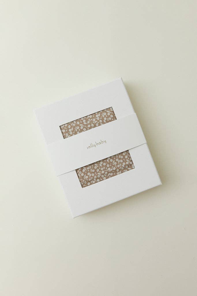 SOLLY BABY Cream Floral Wrap