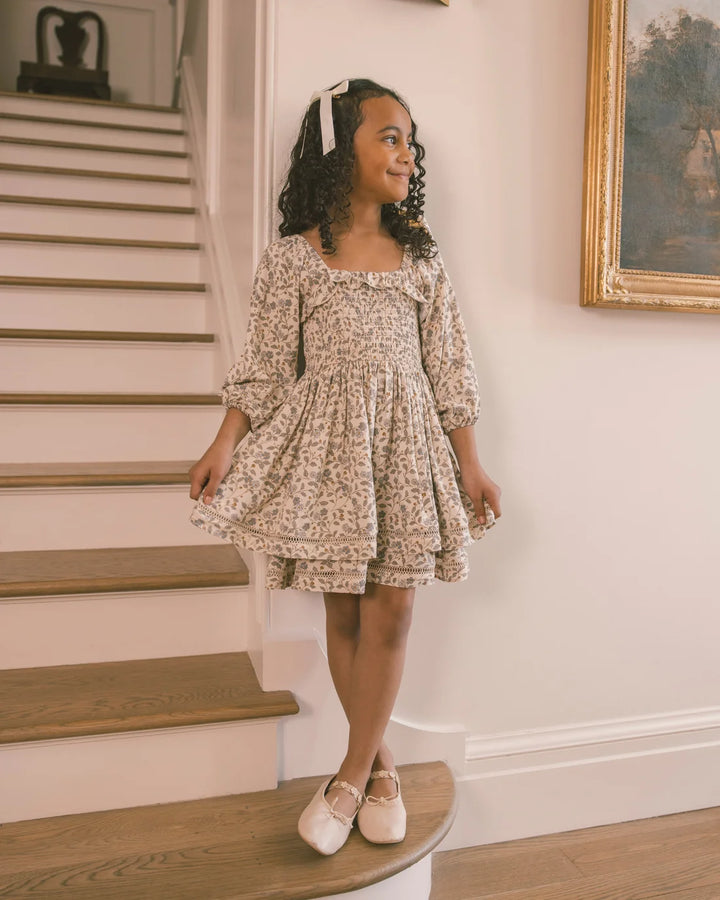 NORALEE Elodie Dress Blue Garden