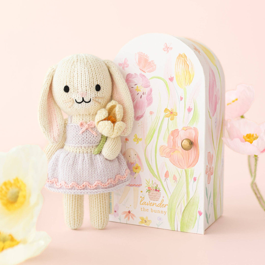 CUDDLE + KIND Tiny Lavender the bunny
