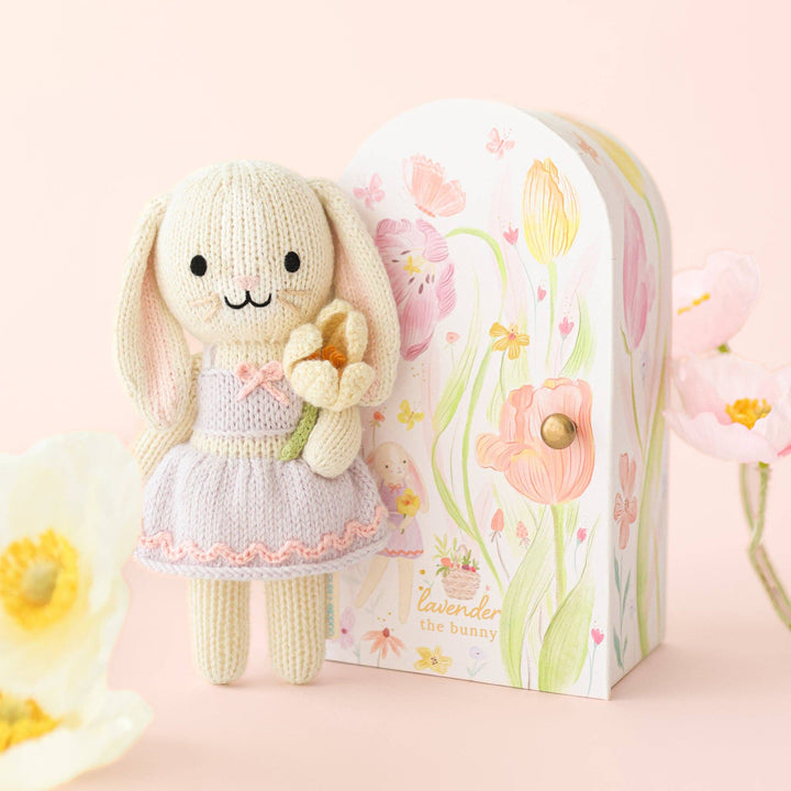 CUDDLE + KIND Tiny Lavender the bunny