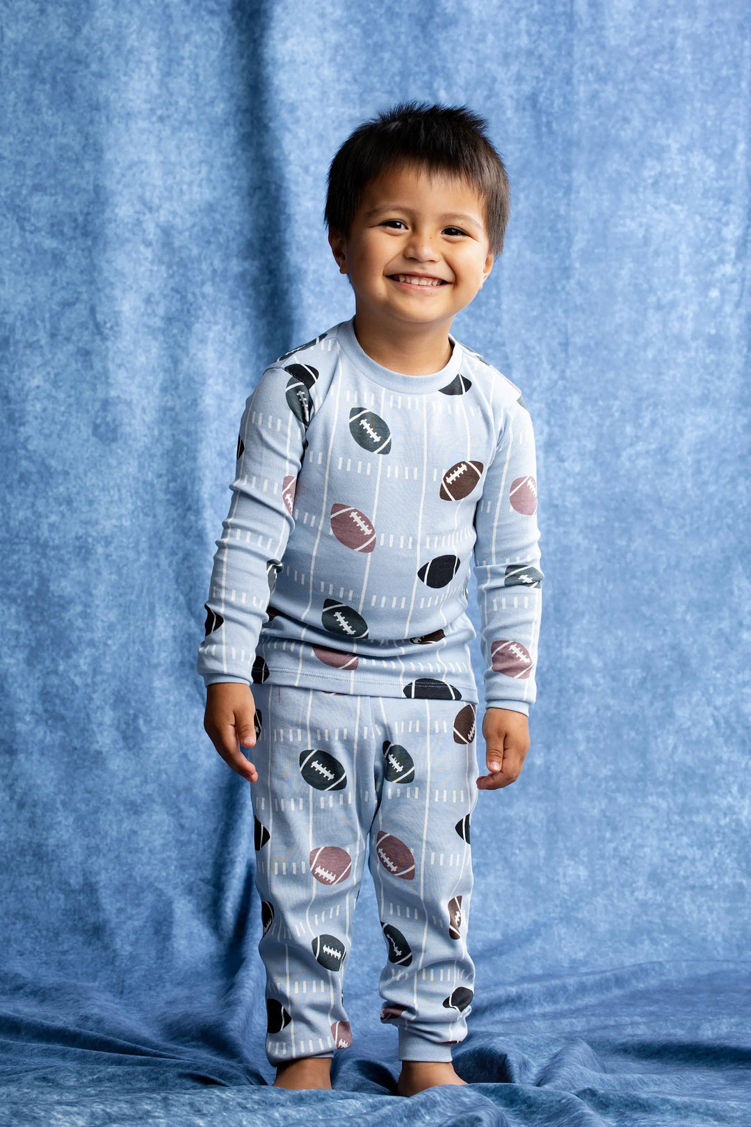 Organic 2pc Pajama Set • Football Fun