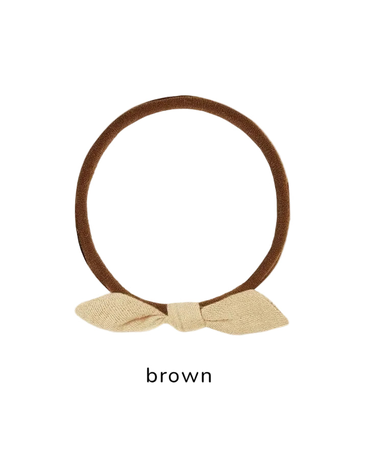 ORGANIC Little Knot Headband Butterscotch