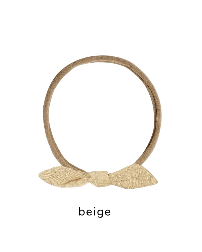 ORGANIC Little Knot Headband Butterscotch