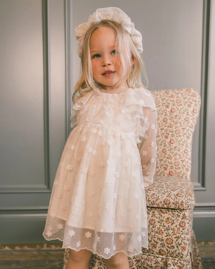NORALEE Celine Dress Embroidered Daisy