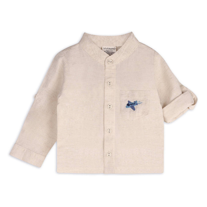 ORGANIC Portofino Plane Baby Shirt &amp; Pants Set