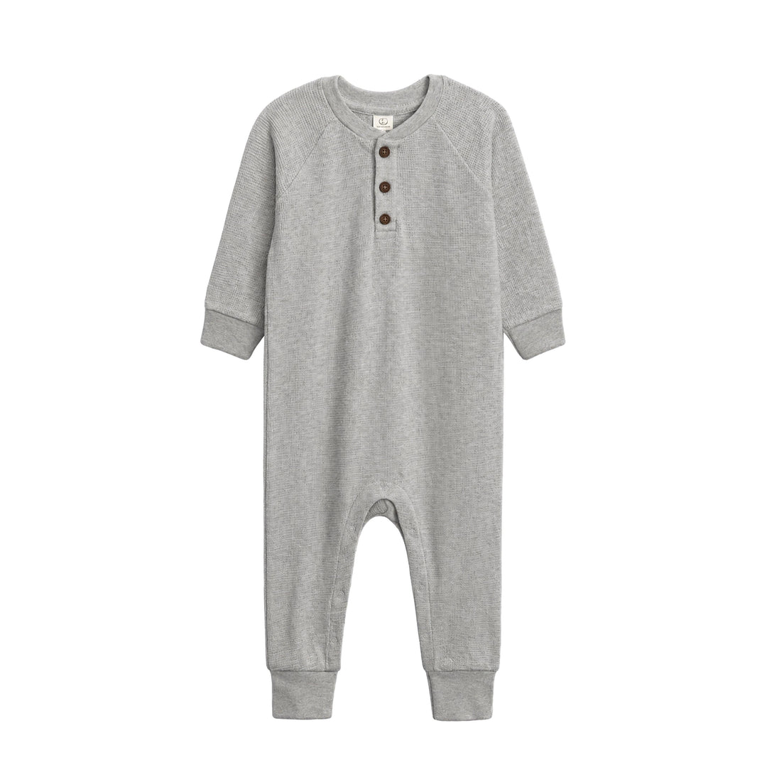 Crosby Henley Romper Ashen