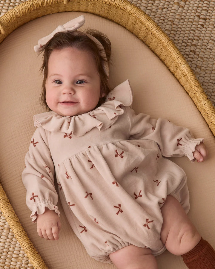 Wendy Romper Red Bows