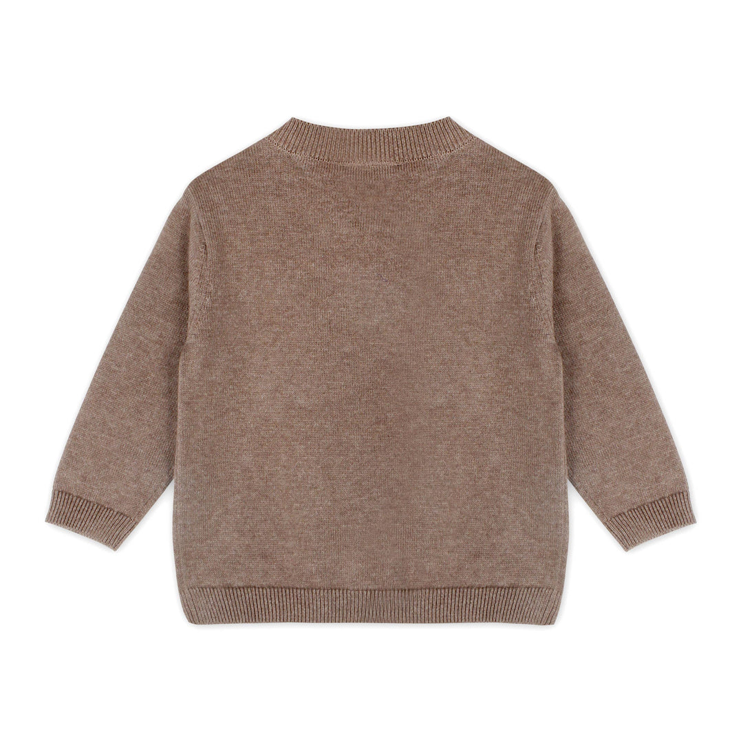 ORGANIC Sheep Jacquard Knit Baby Pullover &amp; Pant Set
