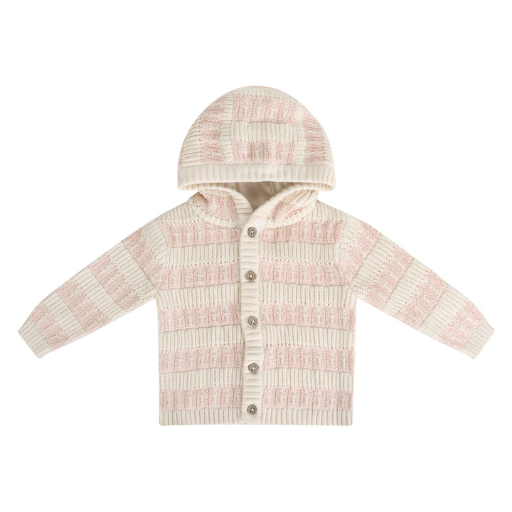 Textured Knit Baby Hooded Jacket - 2 Colors (Organic Cotton)